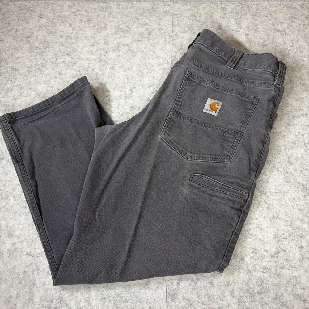 Carhartt Relaxed Fit Gray Work Pants 36x28 Heavy Duty Men’s Utility Trousers